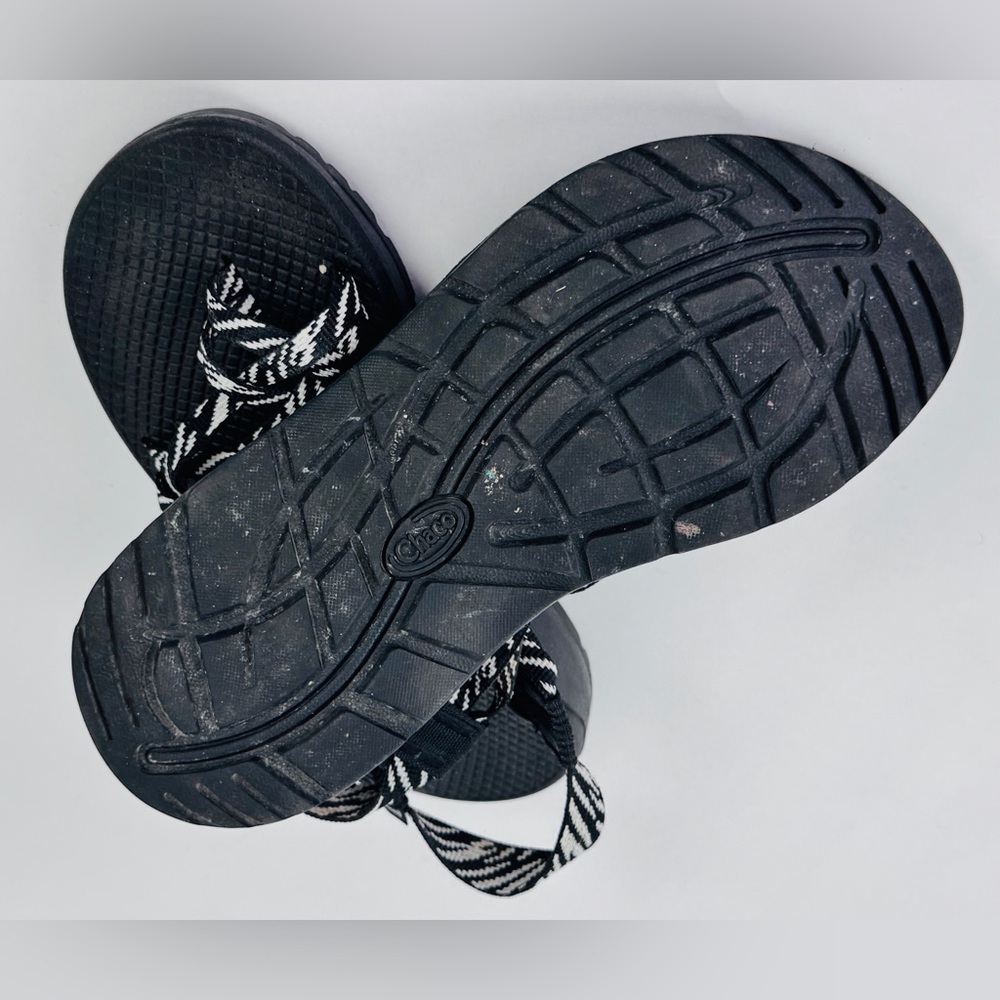 Chaco ZX/2 Classic Sandals Women’s 8 Paddle B+W Black White Toe Loop Hiking - Picture 7 of 7